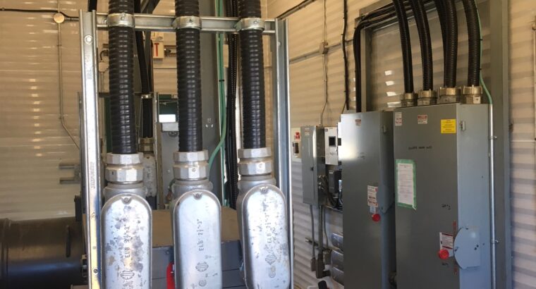 750 KVA Generators 2 Available 600Volt/347  722 Amps Each