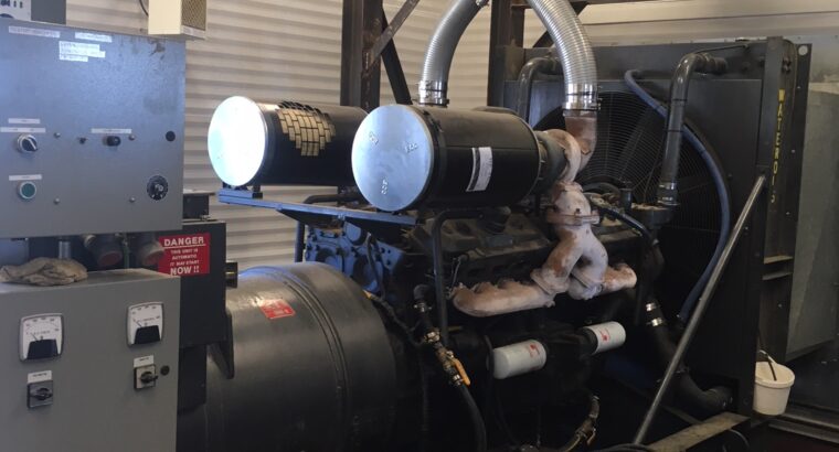 750 KVA Generators 2 Available 600Volt/347  722 Amps Each