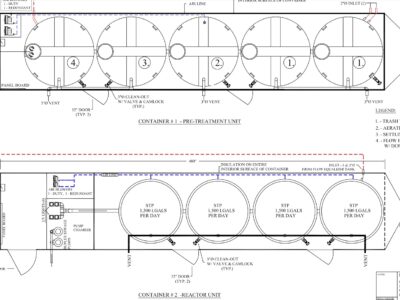 100 Person Waste Water Treatment Plant