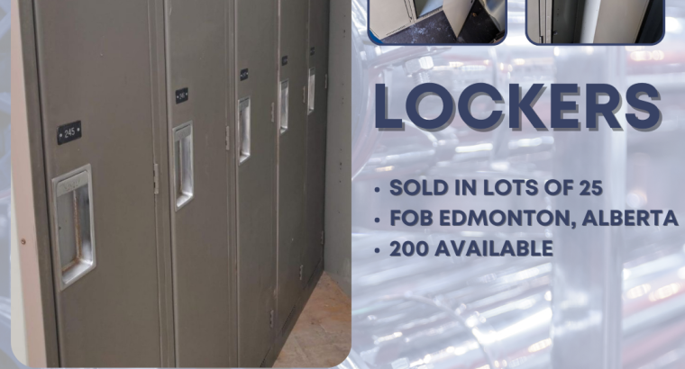 Lockers for Sale