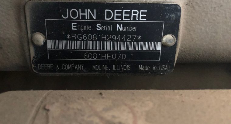 GEN SET 175 Kw GENERATOR 86 UNITS AVAILABLE CANADA & UNITED STATES LOCATIONS JOHN DEERE GENERATOR